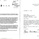 Letter from Steve Jobs to Bill Clinton dated November 19, 1996 (left) and a response from Bill Clinton to Steve Jobs (right) (Clinton Presidential Library)